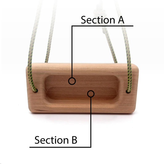 Customisable Micro Portable Hangboard - Cherry