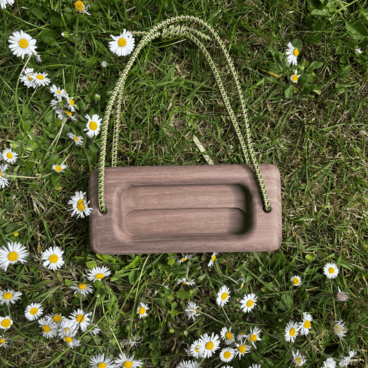 Micro Portable Hangboard - Walnut