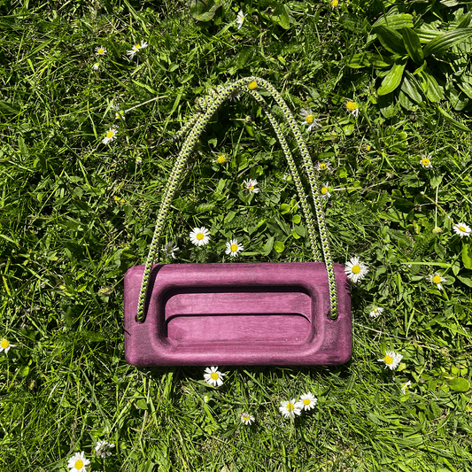 Micro Portable Hangboard - Purple Heart