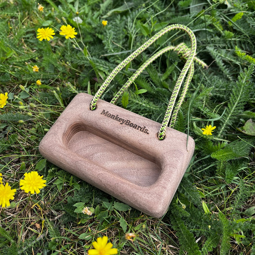 Kevin - The Mini Portable Hangboard - Walnut