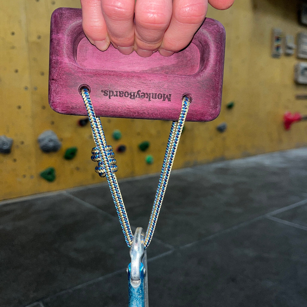 Kevin - The Mini Portable Hangboard - Purple Heart