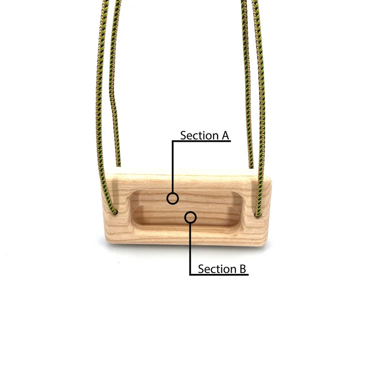 Customisable Micro Portable Hangboard - Ash