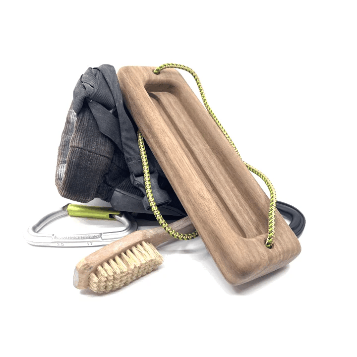 Duo Portable Hangboard - Walnut