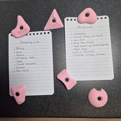 6 Pack of Mini Climbing Hold Magnets