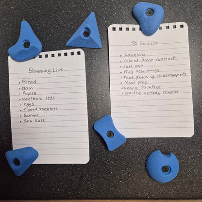 6 Pack of Mini Climbing Hold Magnets