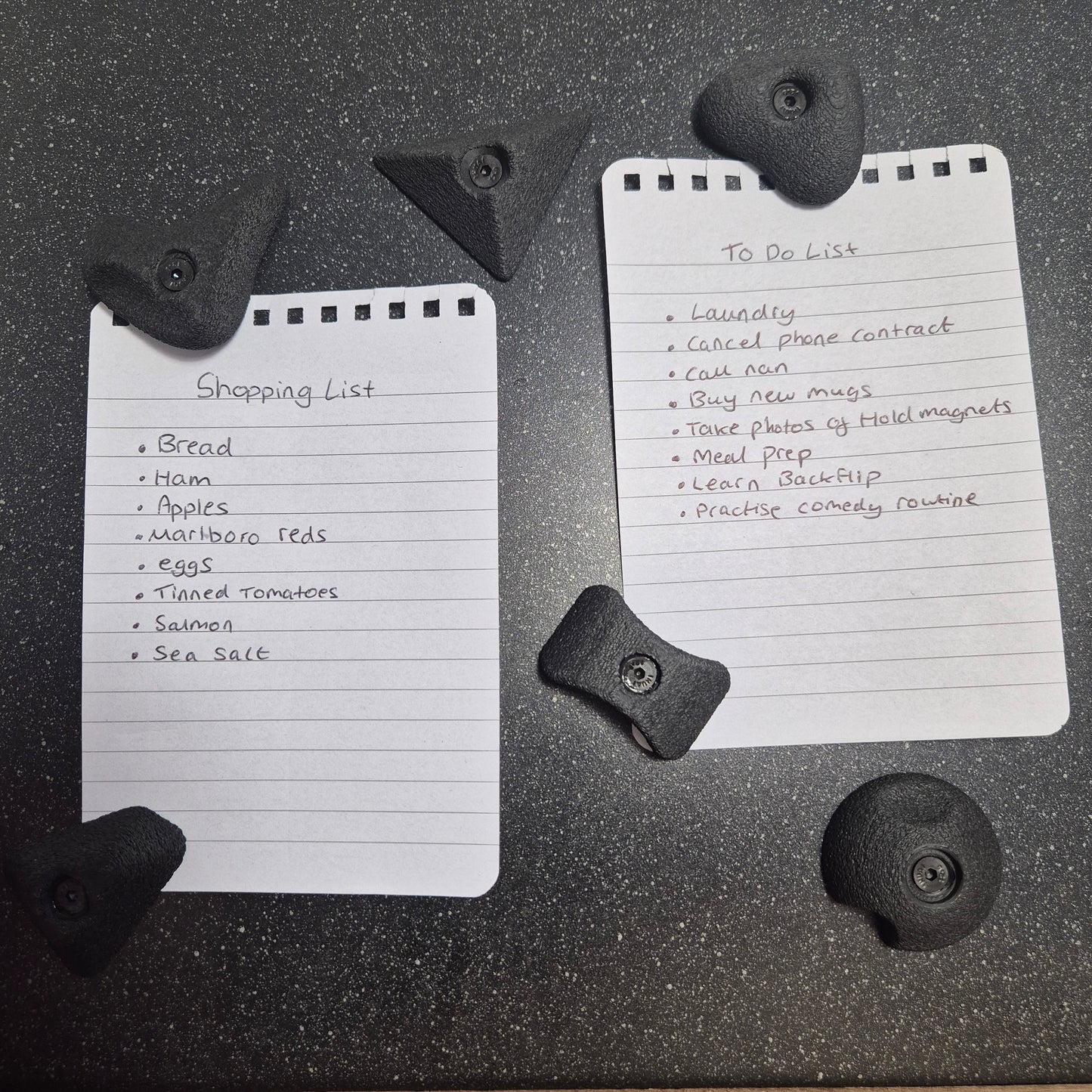 6 Pack of Mini Climbing Hold Magnets