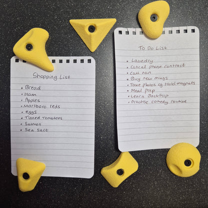 6 Pack of Mini Climbing Hold Magnets