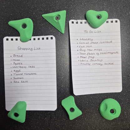 6 Pack of Mini Climbing Hold Magnets