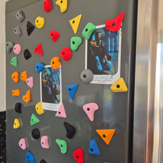 6 Pack of Mini Climbing Hold Magnets