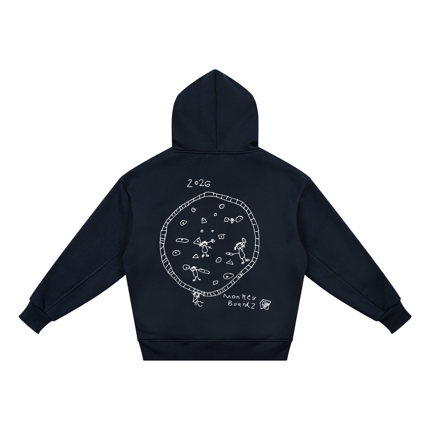 Kids Go Boulder Fleeced Hoodie