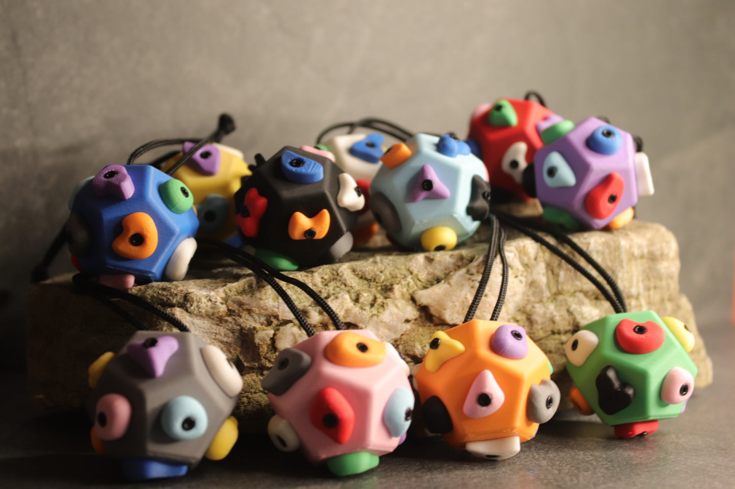 Mini Bouldering Ball Keychain