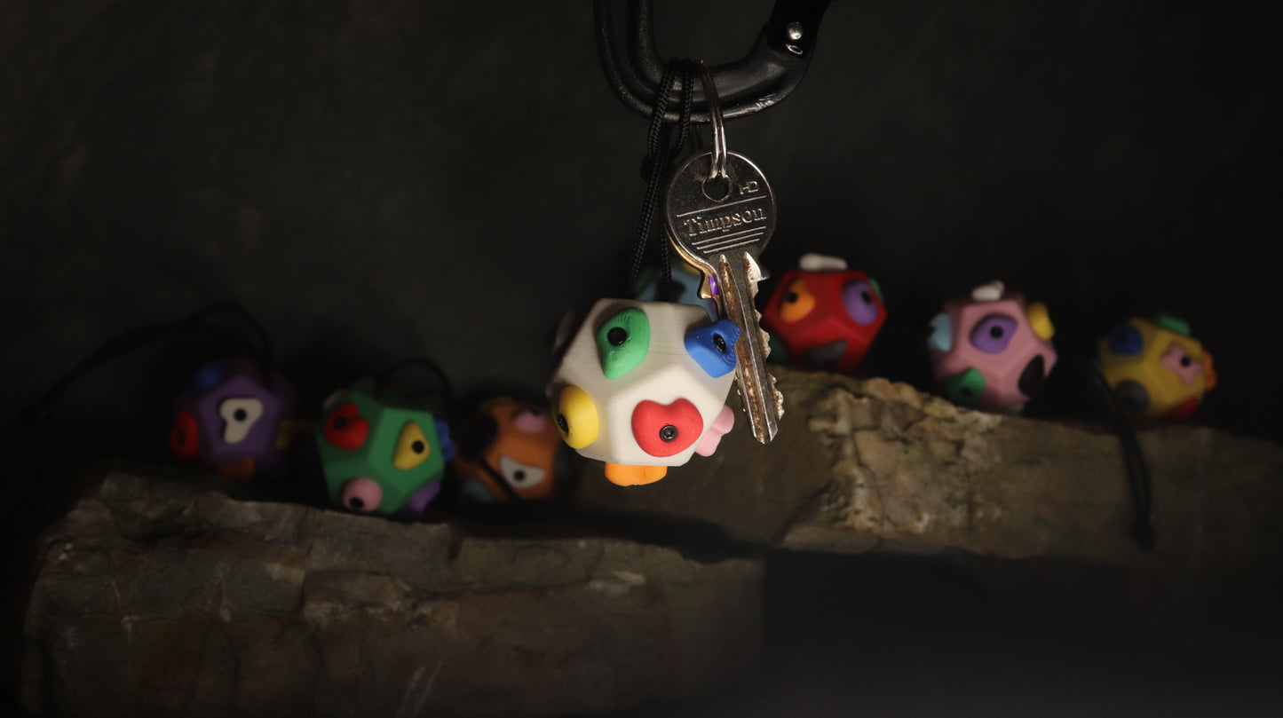 Mini Bouldering Ball Keychain