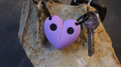 Magnetic Heart Keyrings