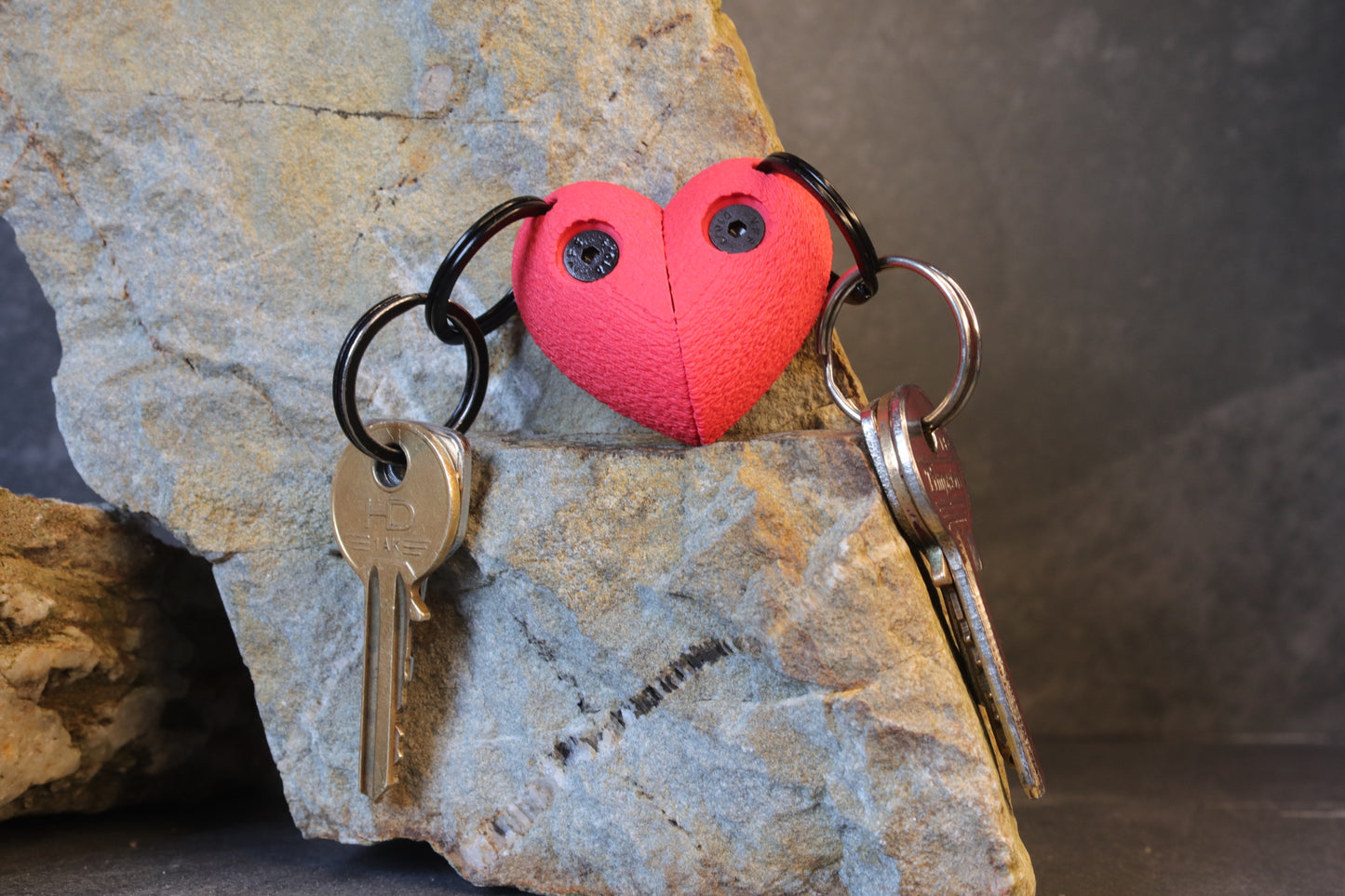 Magnetic Heart Keyrings