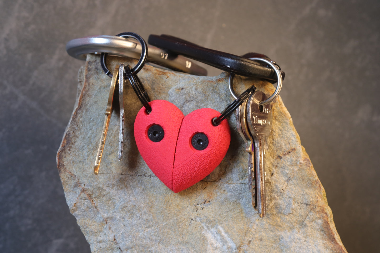 Magnetic Heart Keyrings