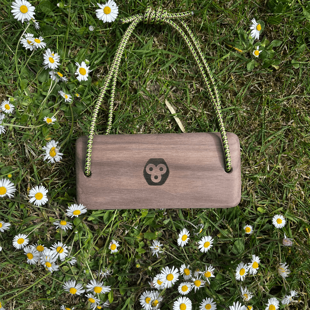 Micro Portable Hangboard - Walnut