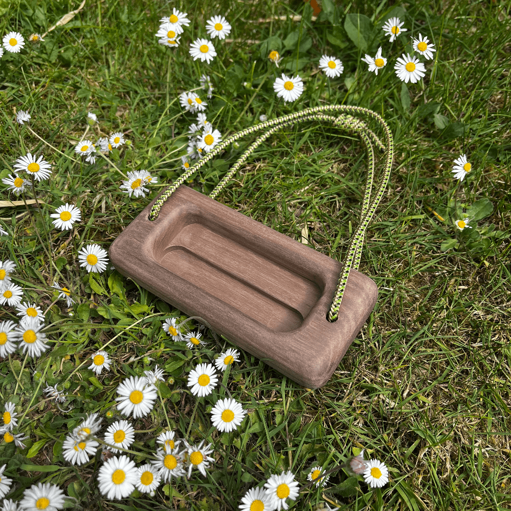 Micro Portable Hangboard - Walnut