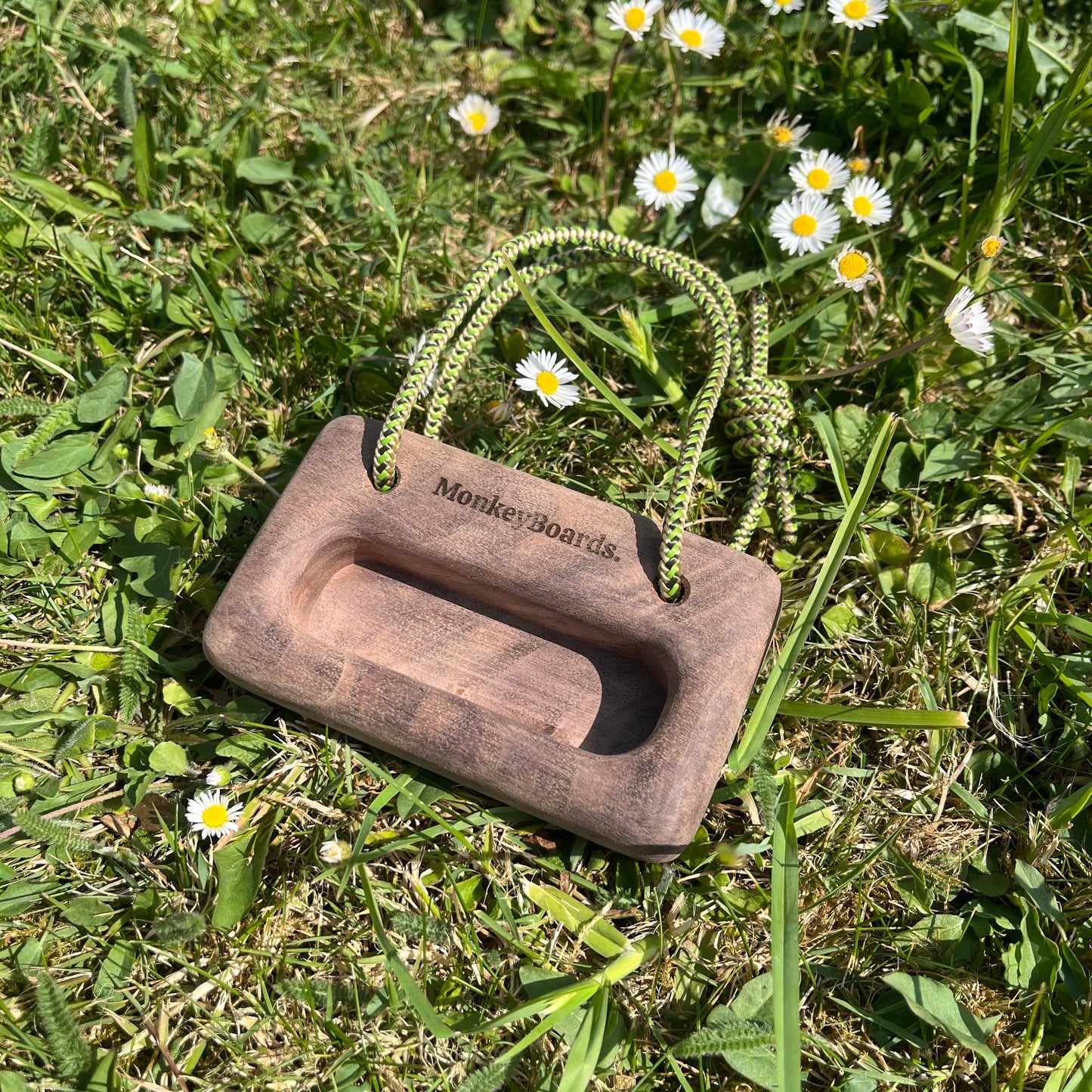 Kevin - The Mini Portable Hangboard - Walnut