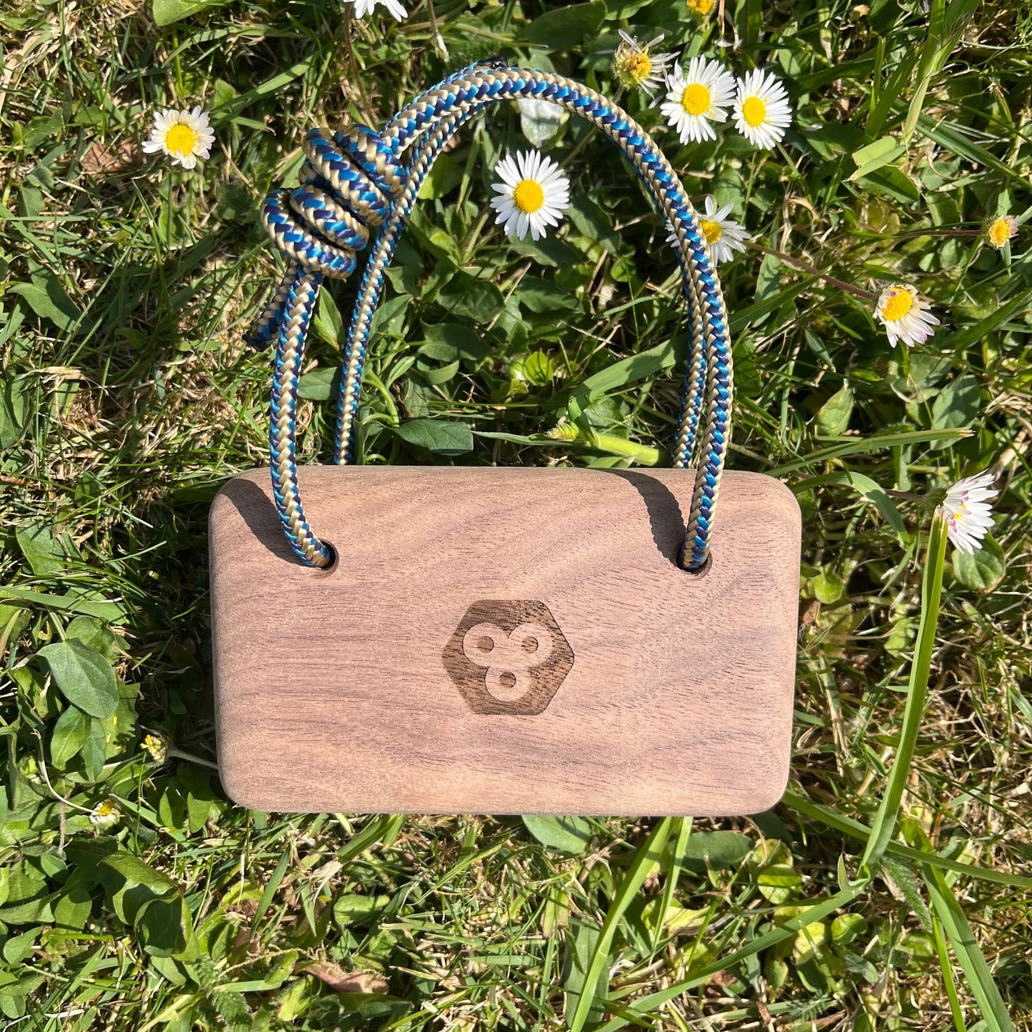 Kevin - The Mini Portable Hangboard - Walnut