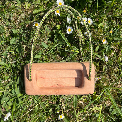 Micro Portable Hangboard - Cherry