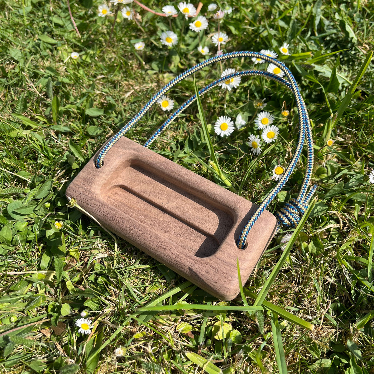Micro Portable Hangboard - Walnut