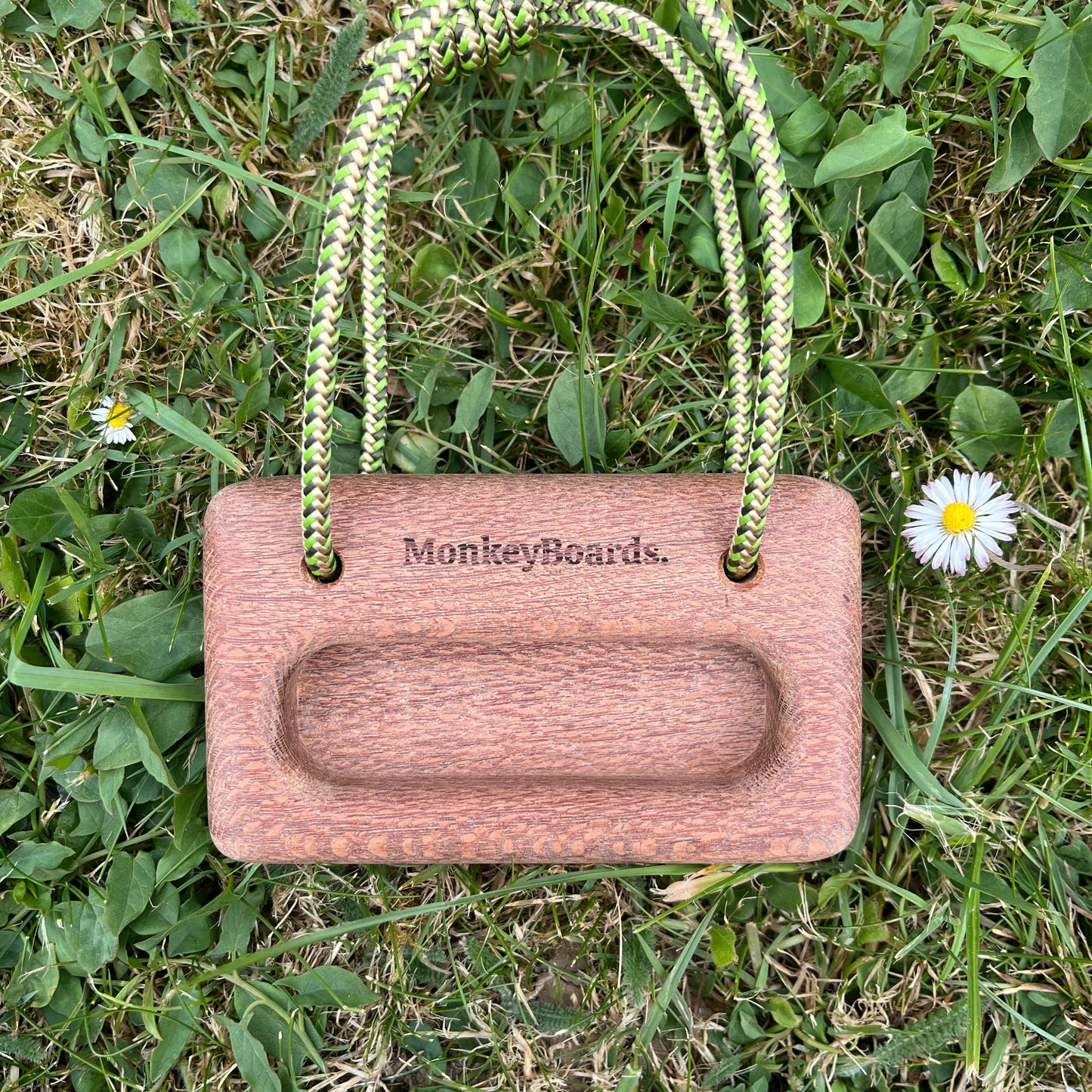 Kevin - The Mini Portable Hangboard - Leopard Wood