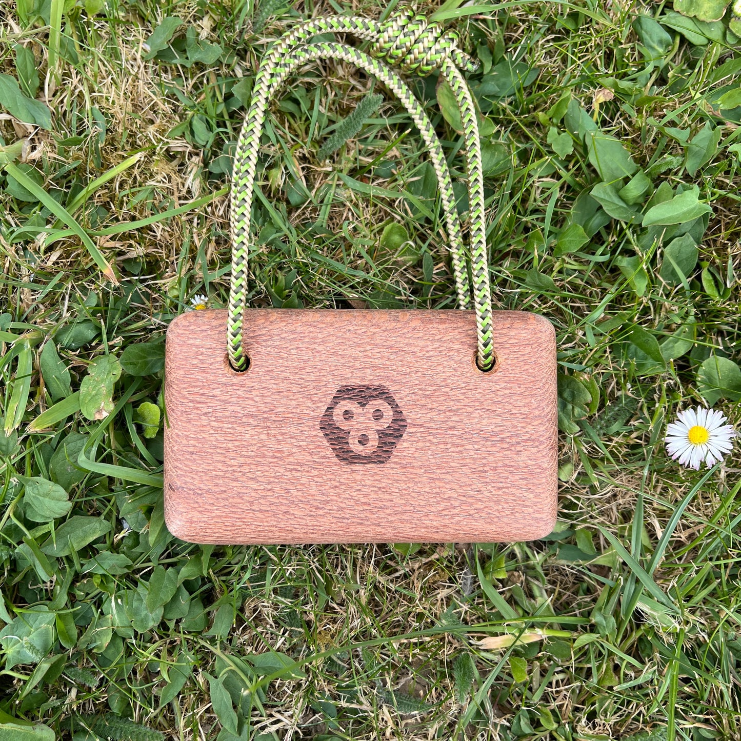 Kevin - The Mini Portable Hangboard - Leopard Wood