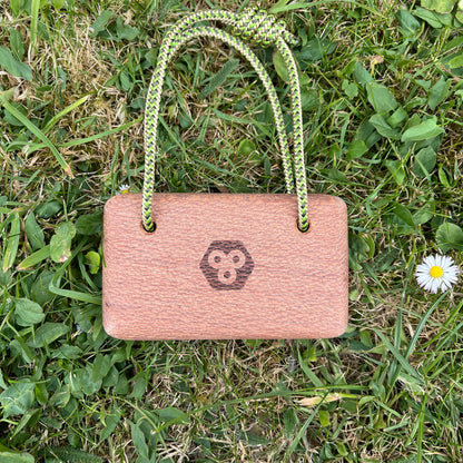Kevin - The Mini Portable Hangboard - Leopard Wood