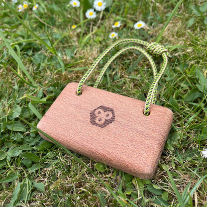 Kevin - The Mini Portable Hangboard - Leopard Wood