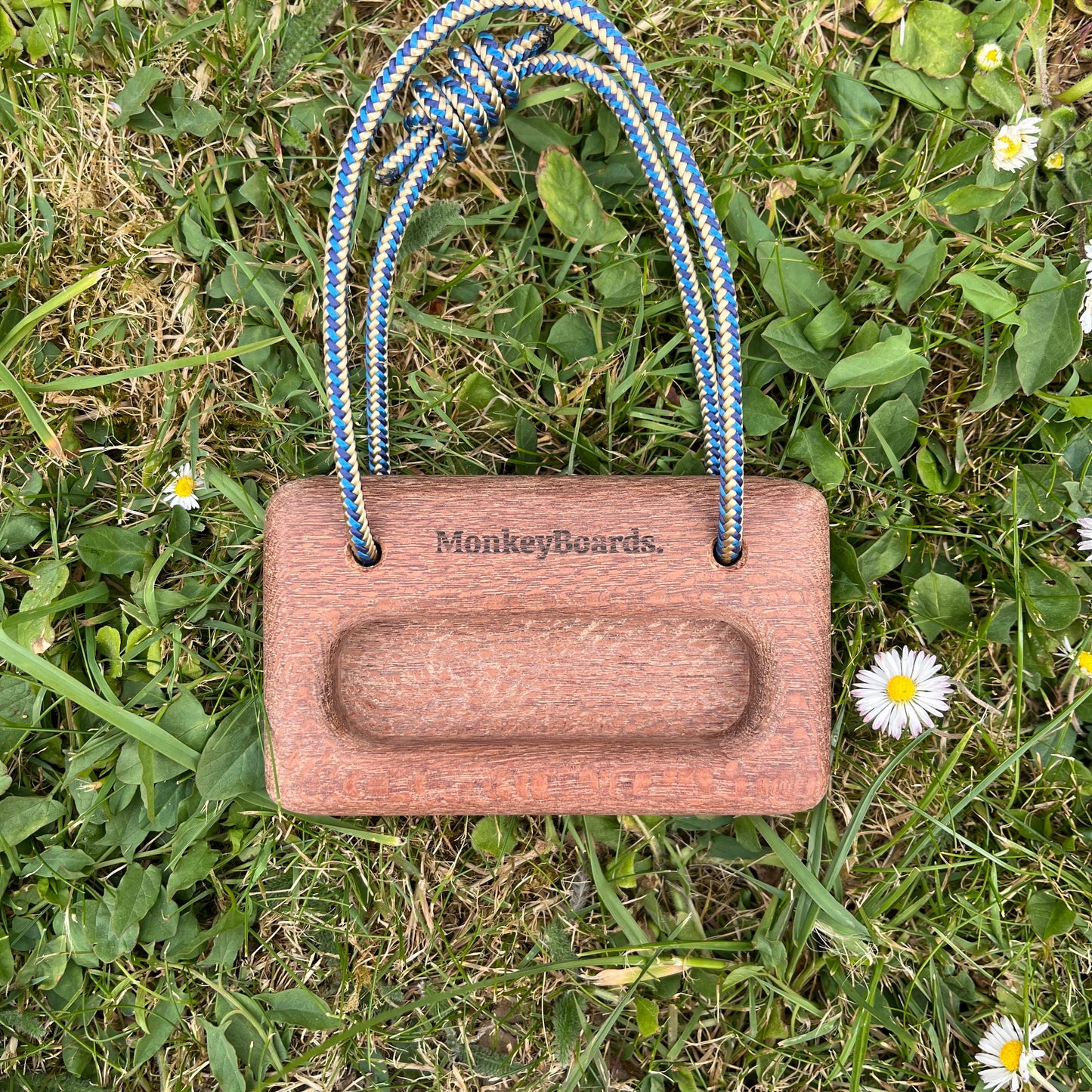 Kevin - The Mini Portable Hangboard - Leopard Wood