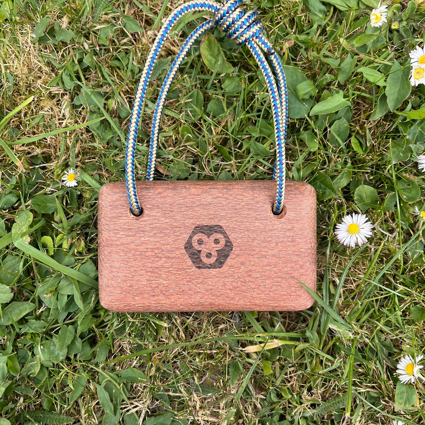 Kevin - The Mini Portable Hangboard - Leopard Wood