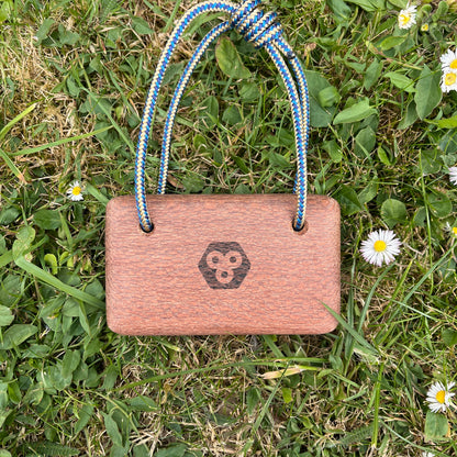 Kevin - The Mini Portable Hangboard - Leopard Wood