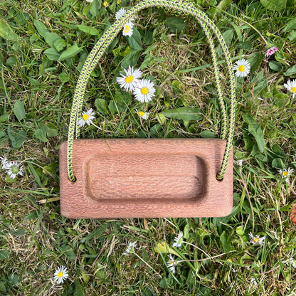 Micro Portable Hangboard - Leopard Wood