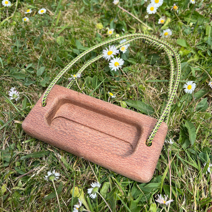 Micro Portable Hangboard - Leopard Wood