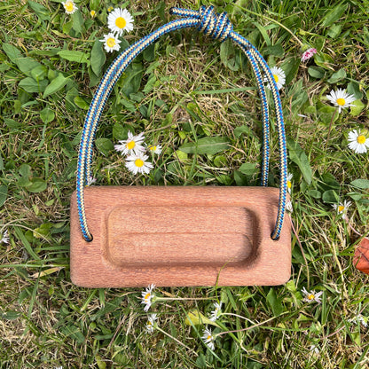 Micro Portable Hangboard - Leopard Wood