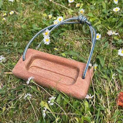 Micro Portable Hangboard - Leopard Wood