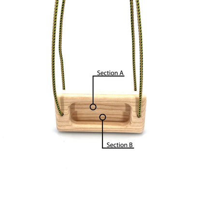Customisable Micro Portable Hangboard - Ash