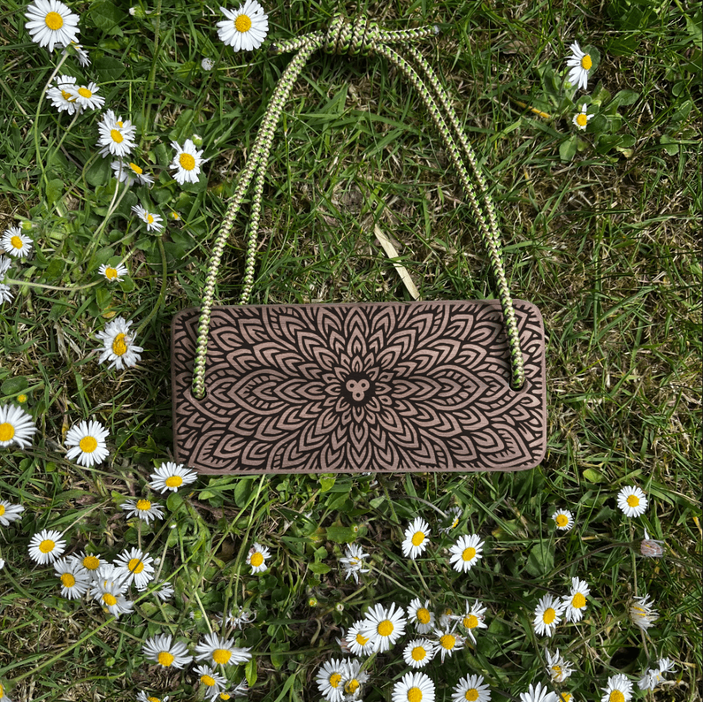 Micro Portable Hangboard - Walnut