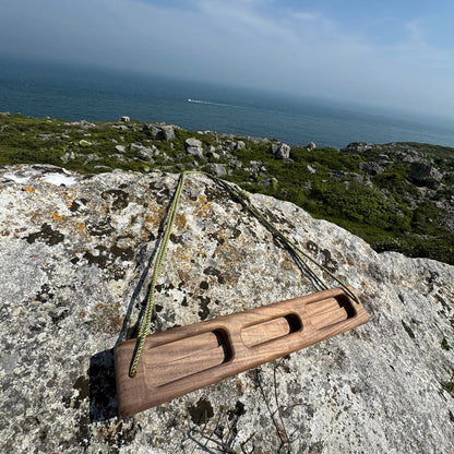 Portable Hangboard - Walnut